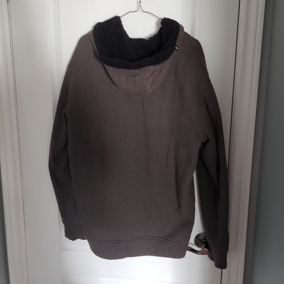 Quiksilver Fleece Sweater, Large, Heather Grey - Picture 2 of 2